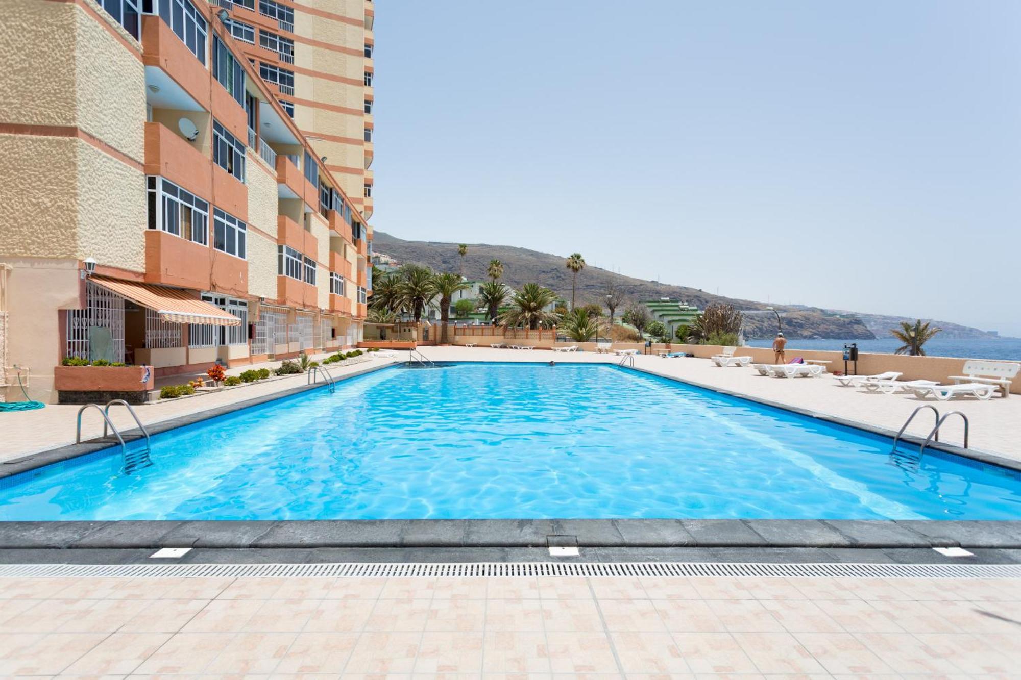 Frontline Duplex Las Arenitas With Pool Candelaria Eksteriør bilde