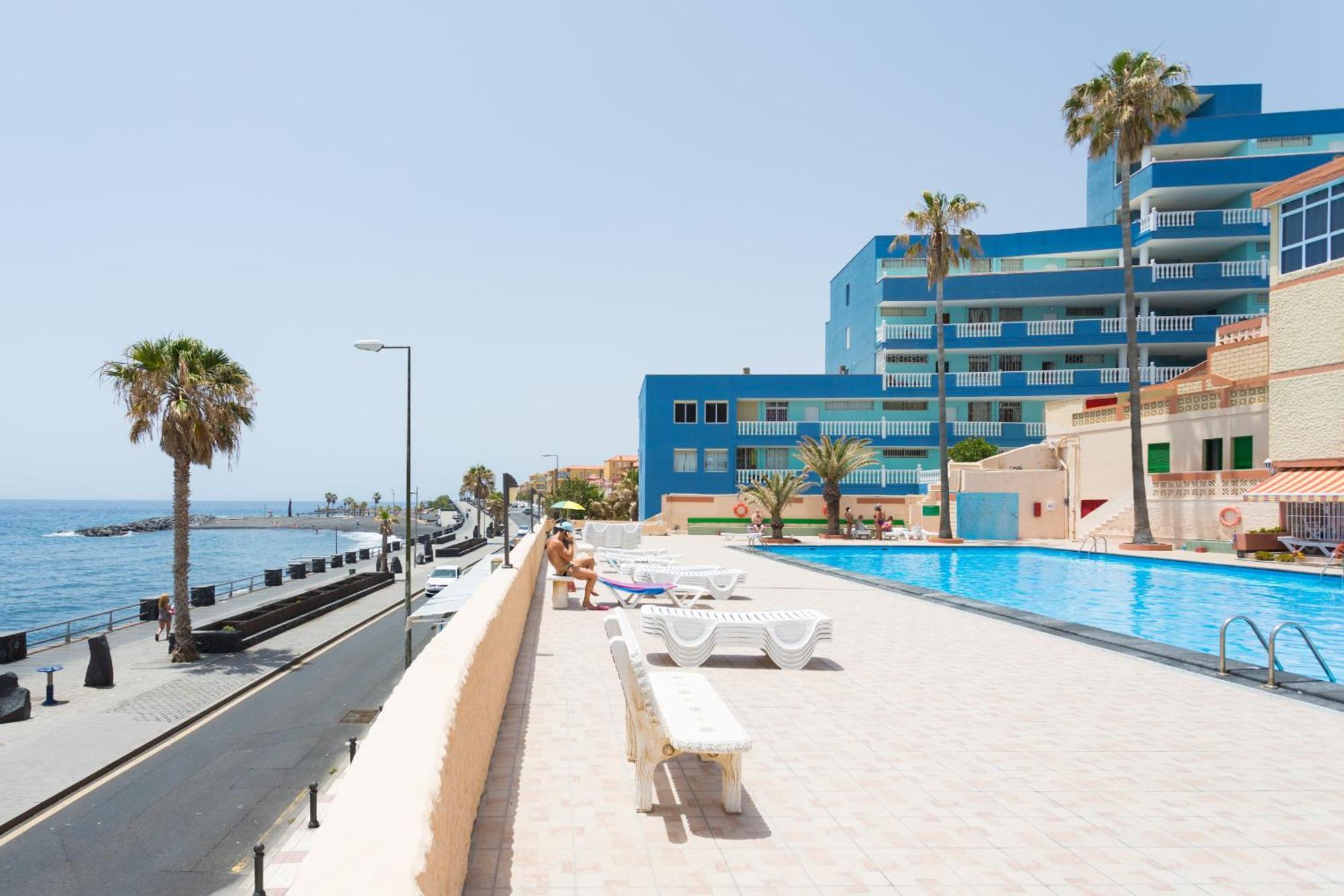 Frontline Duplex Las Arenitas With Pool Candelaria Eksteriør bilde